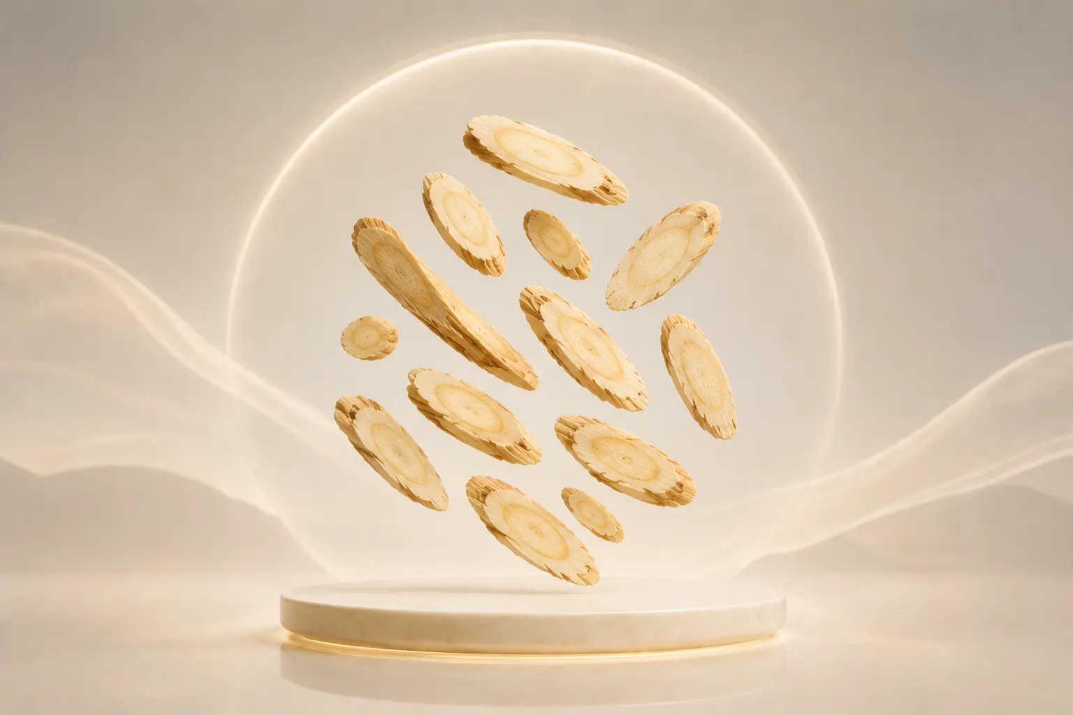 Astragalus root slices (Huang Qi)
