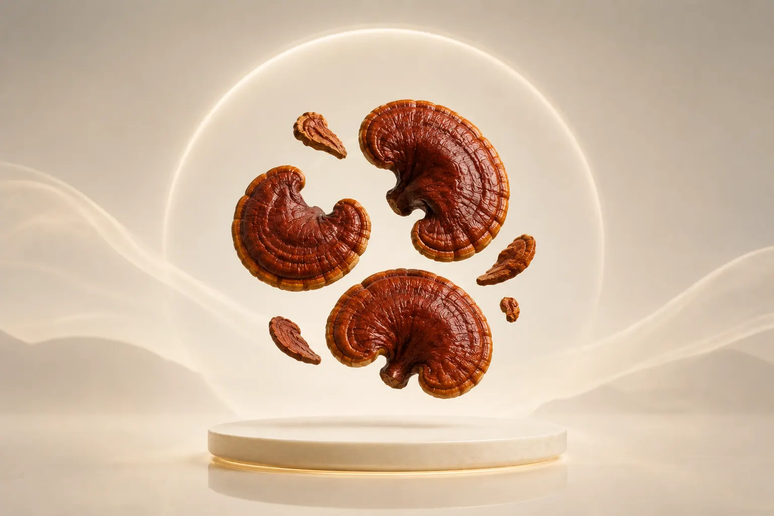 Reishi mushroom (Ganoderma lucidum)